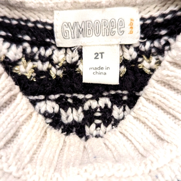 New Gymboree Girls Fair Isle Sweater - Picture 3 of 4